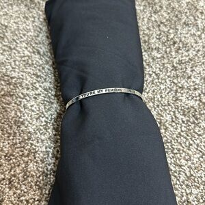 You’re My Person - Silver colored dainty cuff bracelet You’re My Person